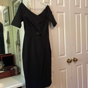 H&M limited edition all black evening/cocktail dress